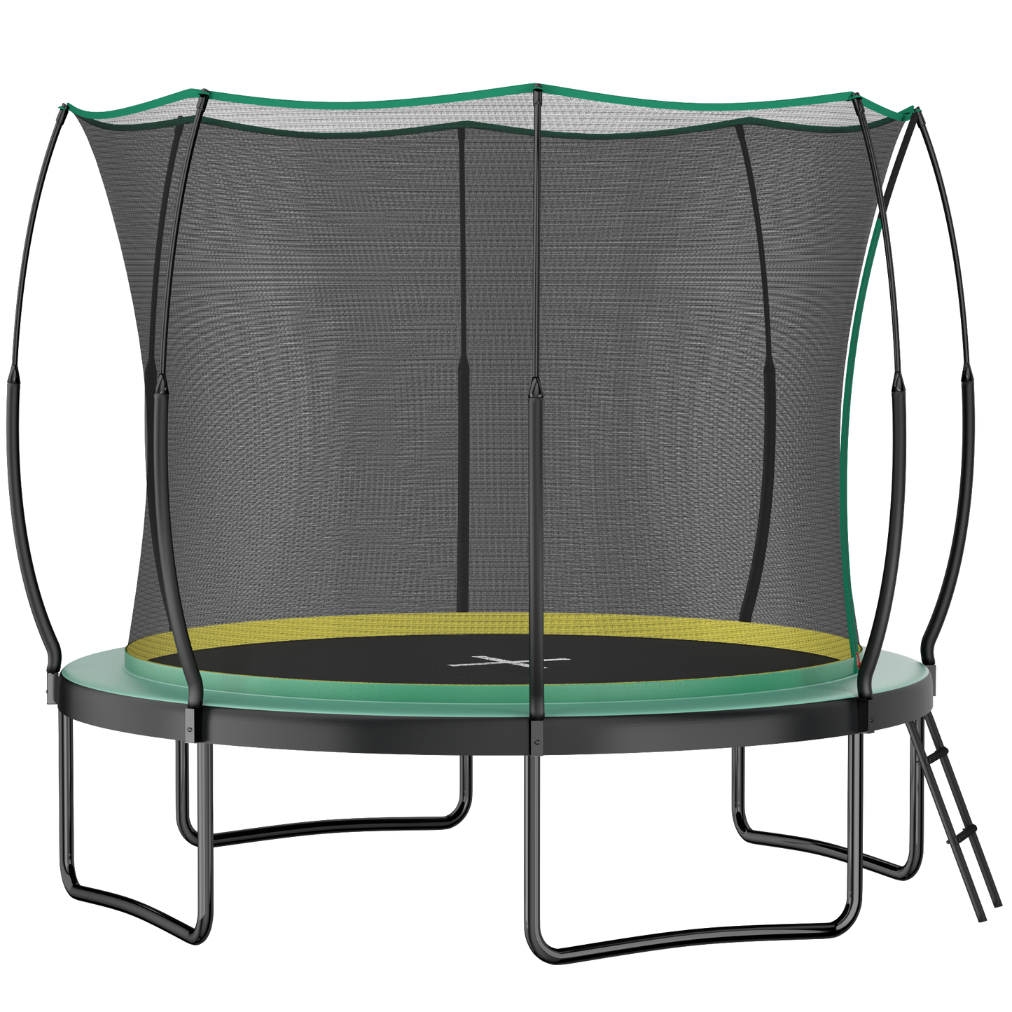 YC 10FT Springfree no Gap Trampoline- Green