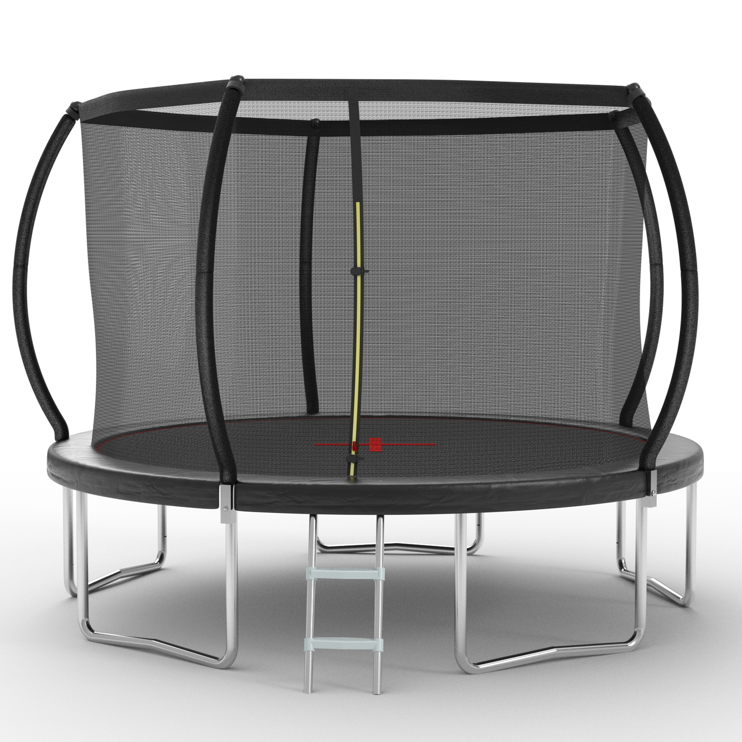 YC 12FT trampoline Pumpkin- Standard-Black