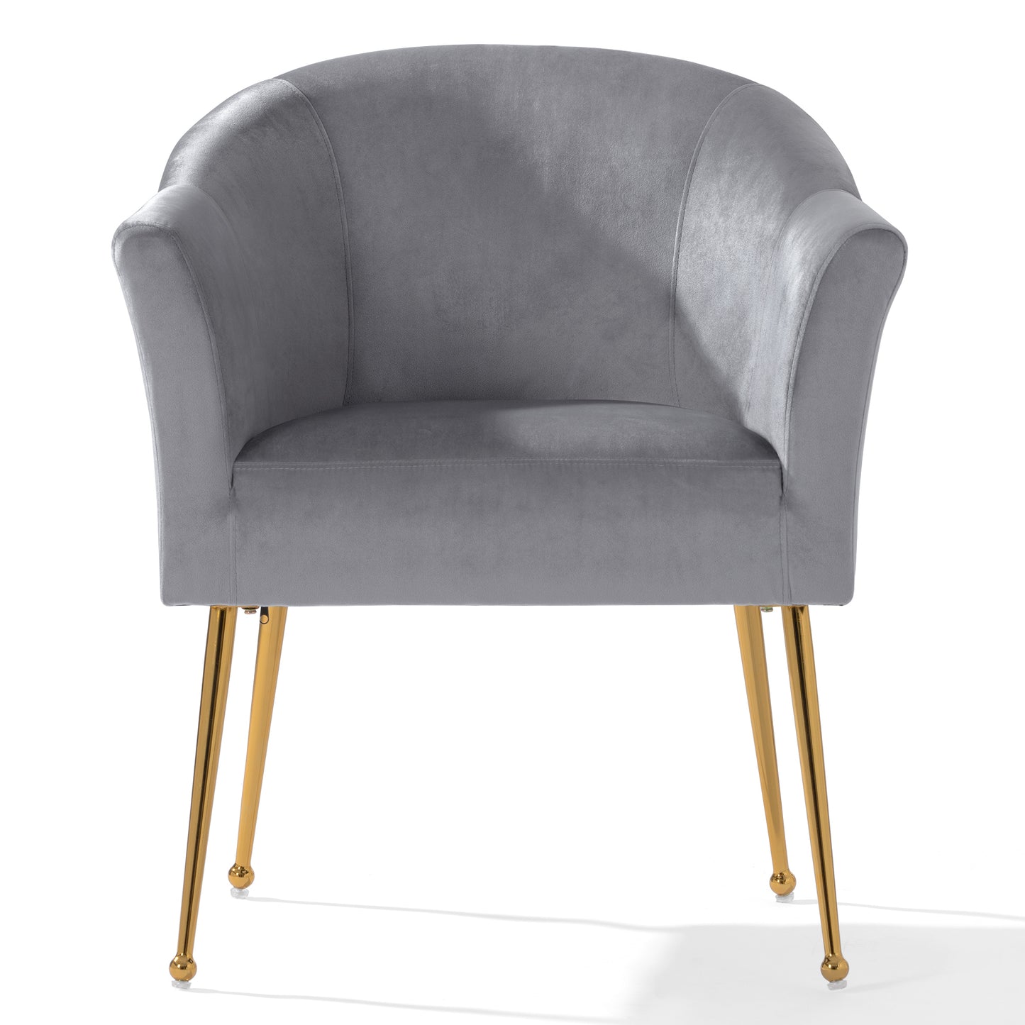 Velvet Accent Chair with  Wood Frame, Modern Armchair Club Leisure Chair with Gold Metal Legs, Single Reading Chair for Living Room Bedroom Office Hotel Apartments