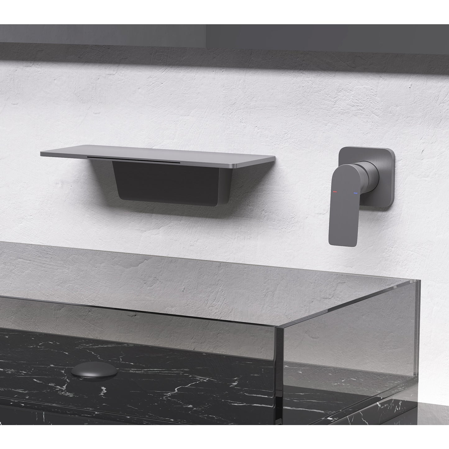 Waterfall Bathroom Sink Faucet