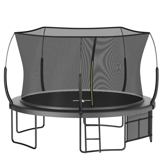 YC 12FT Springfree no Gap Trampoline- Black