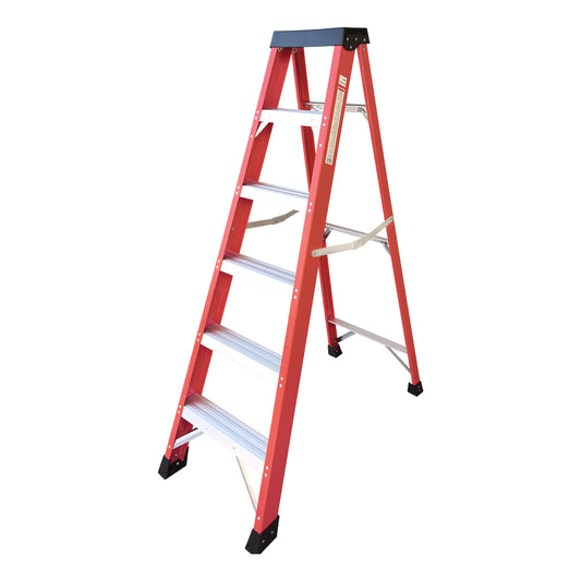 Fiberglass Ladder, 500 lb Load Capacity