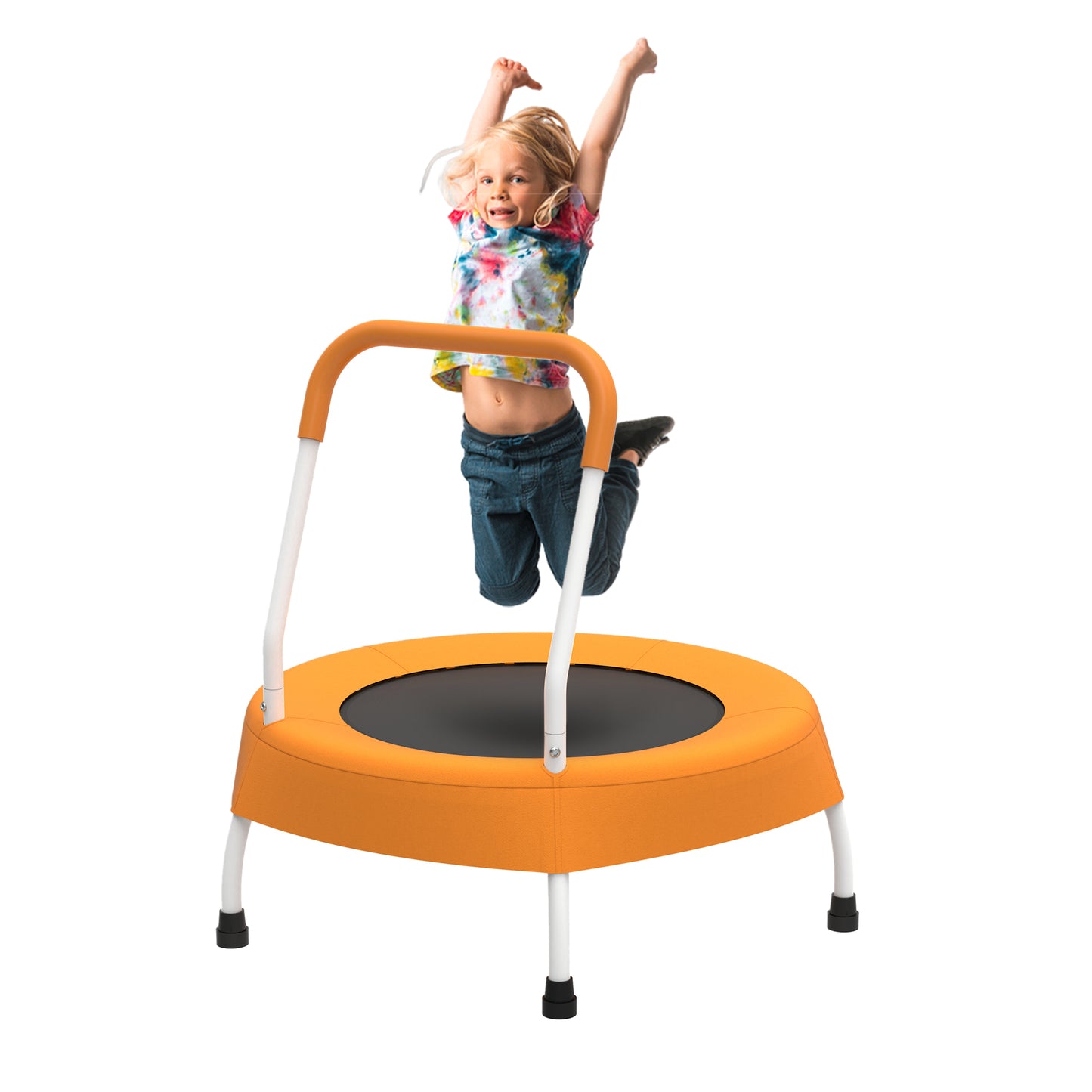 Toddler Trampoline for Kids 1 Year Plus with Handle, Baby Gifts for Boys and Girls, Indoor and Outdoor