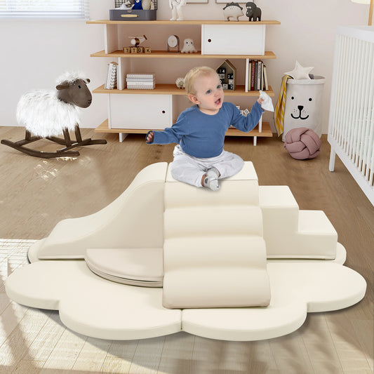 Soft Foam Block Play Structures Climbers for Child Development, 6-Piece Baby Foam Climbing Foam, Climbing Crawling Toys Soft Foam Blocks Activity Play Set