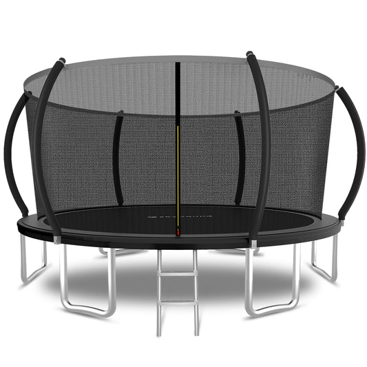 YC 14FT trampoline Pumpkin- Standard- Black