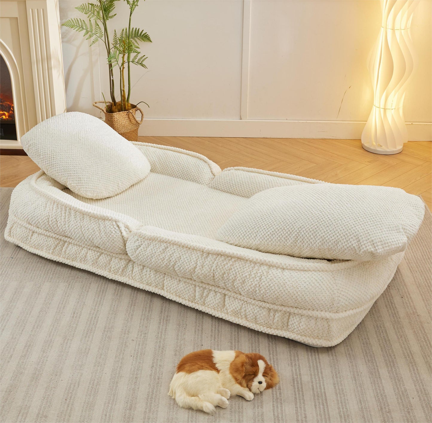 [VIDEO provided] Human Dog Bed ,Lazy Sofa Couch ,5 Adjustable Position,sit,sleep,fold,suit to put in bedroom, living room ,Space Saving Design