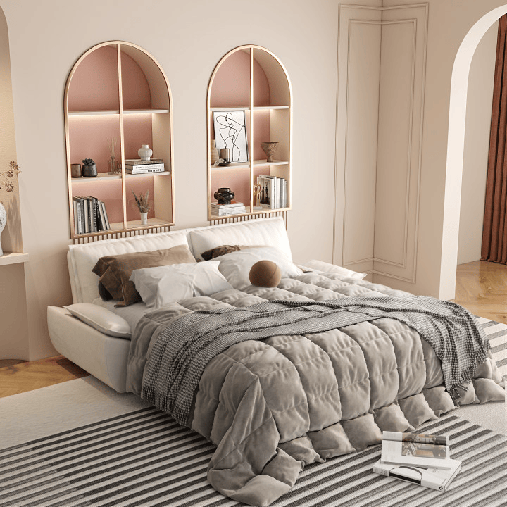 73.2'Queen Pull Out Sofa Bed,3-in-1 Convertible Sleeper Sofa,Multi-Functional Velvet Loveseat Bed,Beige(Old Sku:W1885S00049/W1885S00119)