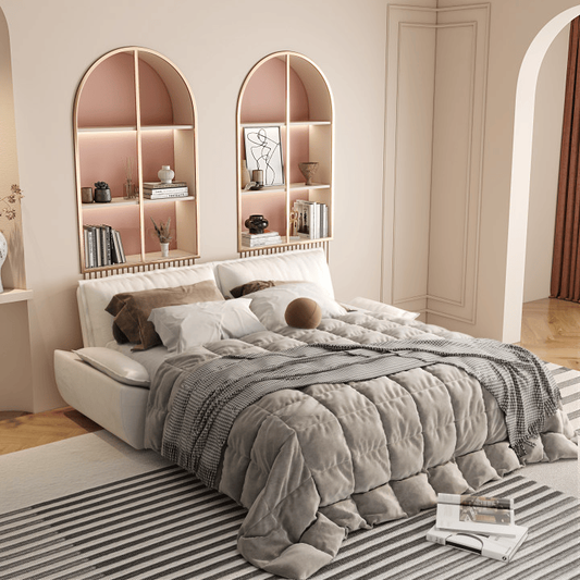 73.2'Queen Pull Out Sofa Bed,3-in-1 Convertible Sleeper Sofa,Multi-Functional Velvet Loveseat Bed,Beige(Old Sku:W1885S00049/W1885S00119)