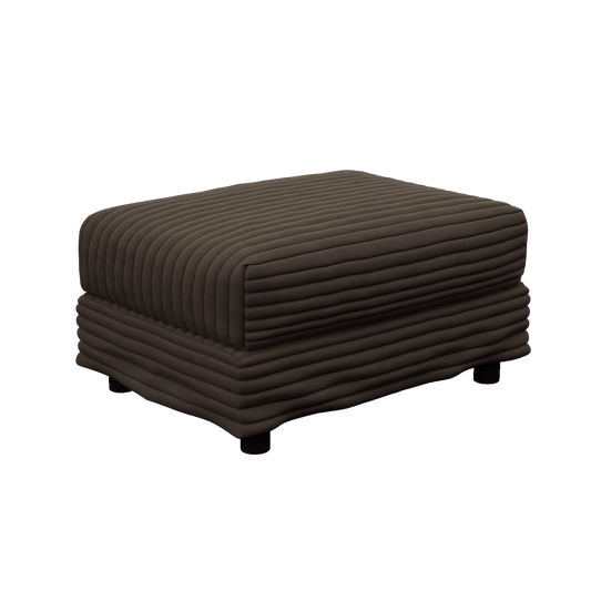 Plush Corduroy Ottoman to Combine with 2 Seater Sofa, 3 Seater Sofa and 4 Seater Sofa, Suitable for Living Rooms, Apartments, Offices,Camel