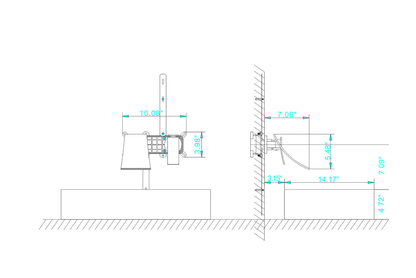 Grifo de baño generalizado de montaje en pared