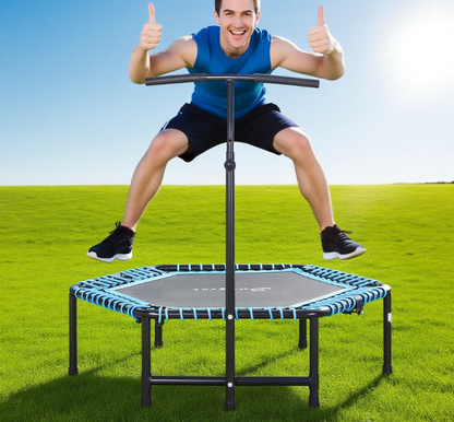 Exercise Trampoline, Portable   Foldable Fitness Trampoline Rebounder