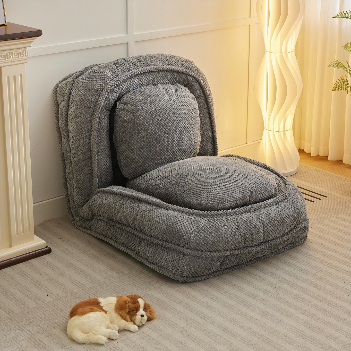 [VIDEO provided] Human Dog Bed ,Lazy Sofa Couch ,5 Adjustable Position,sit,sleep,fold,suit to put in bedroom, living room ,Space Saving Design