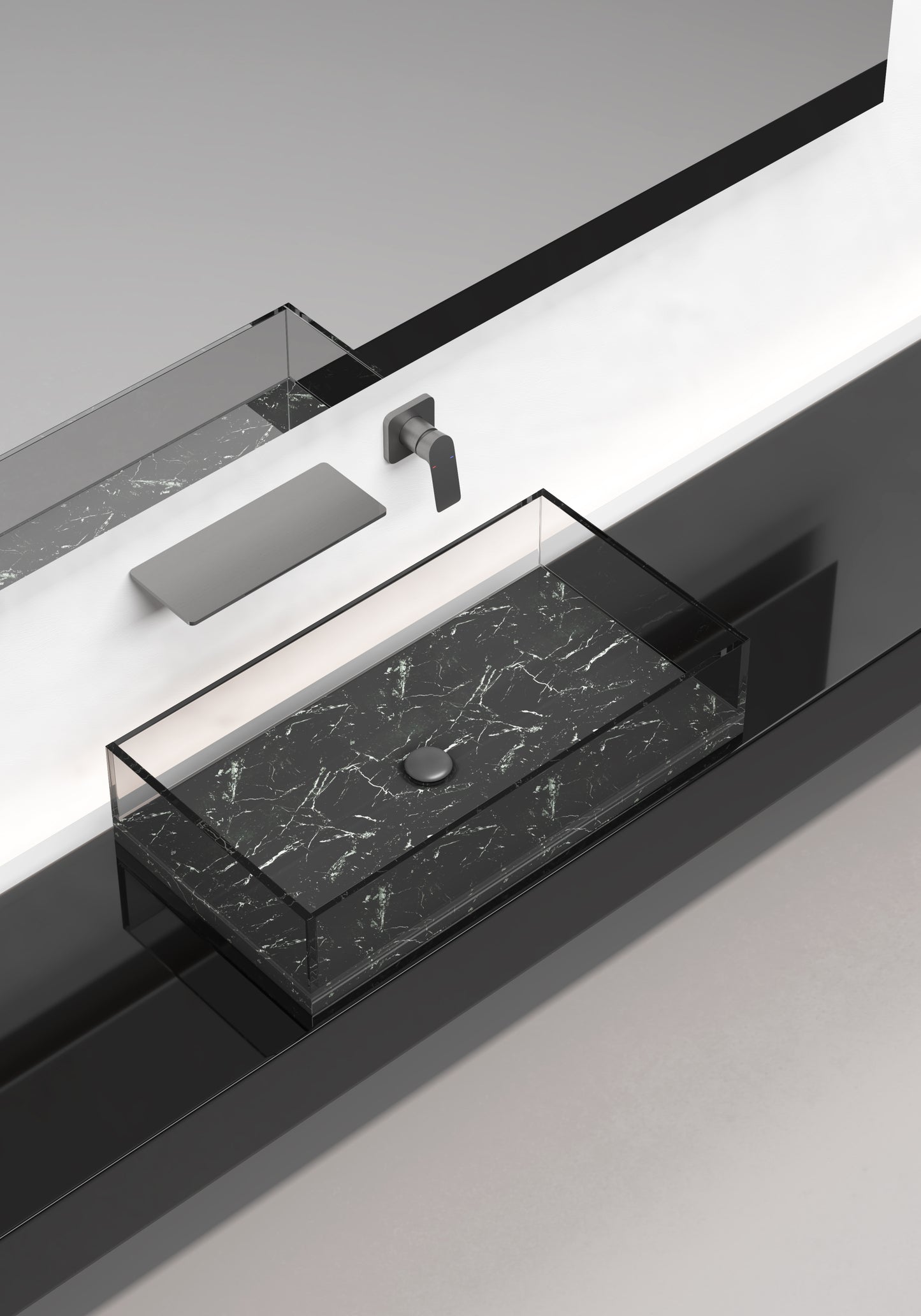 Waterfall Bathroom Sink Faucet