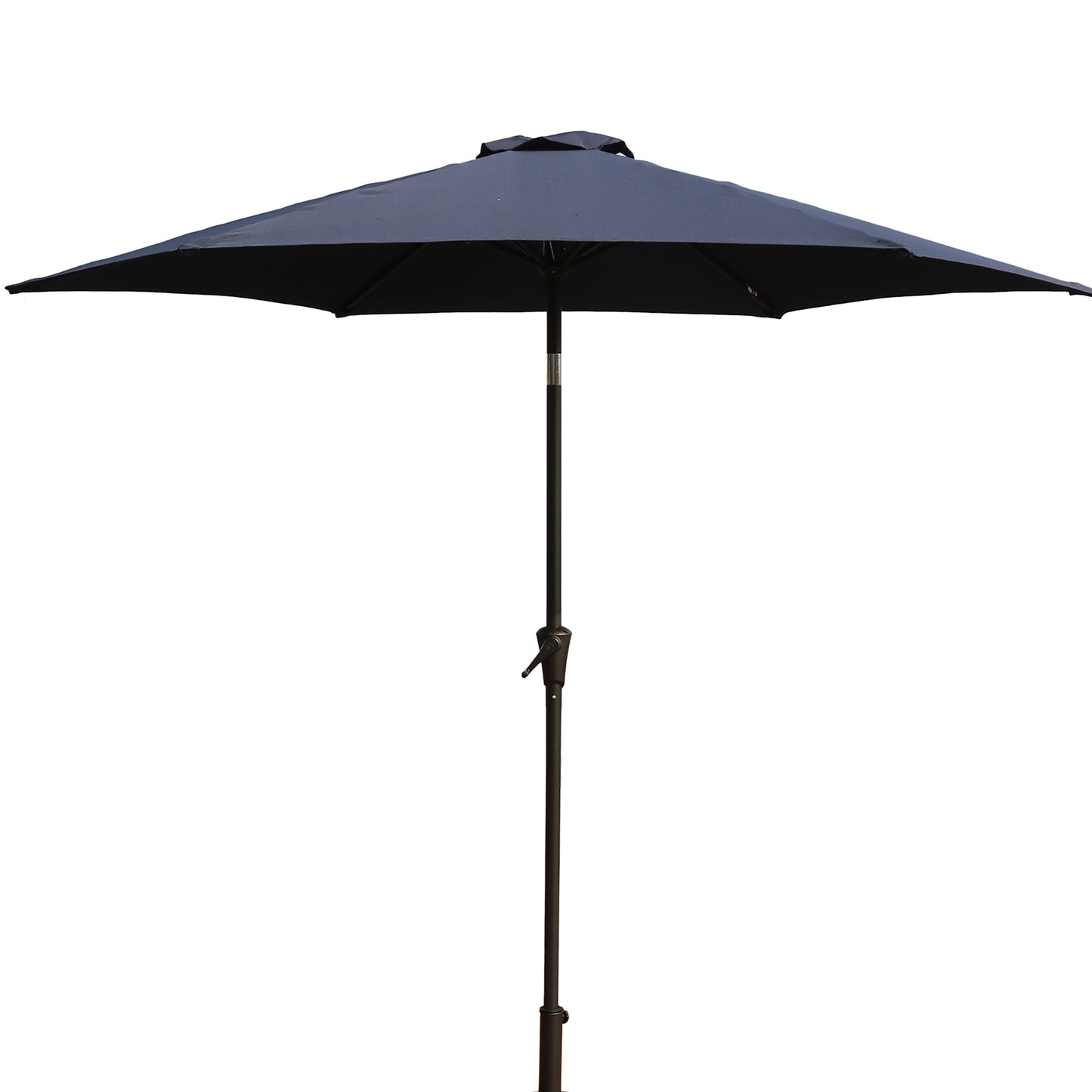 Navy Blue 9ft Patio Umbrella with Carry Bag and Adjustable Tilt, Aluminum