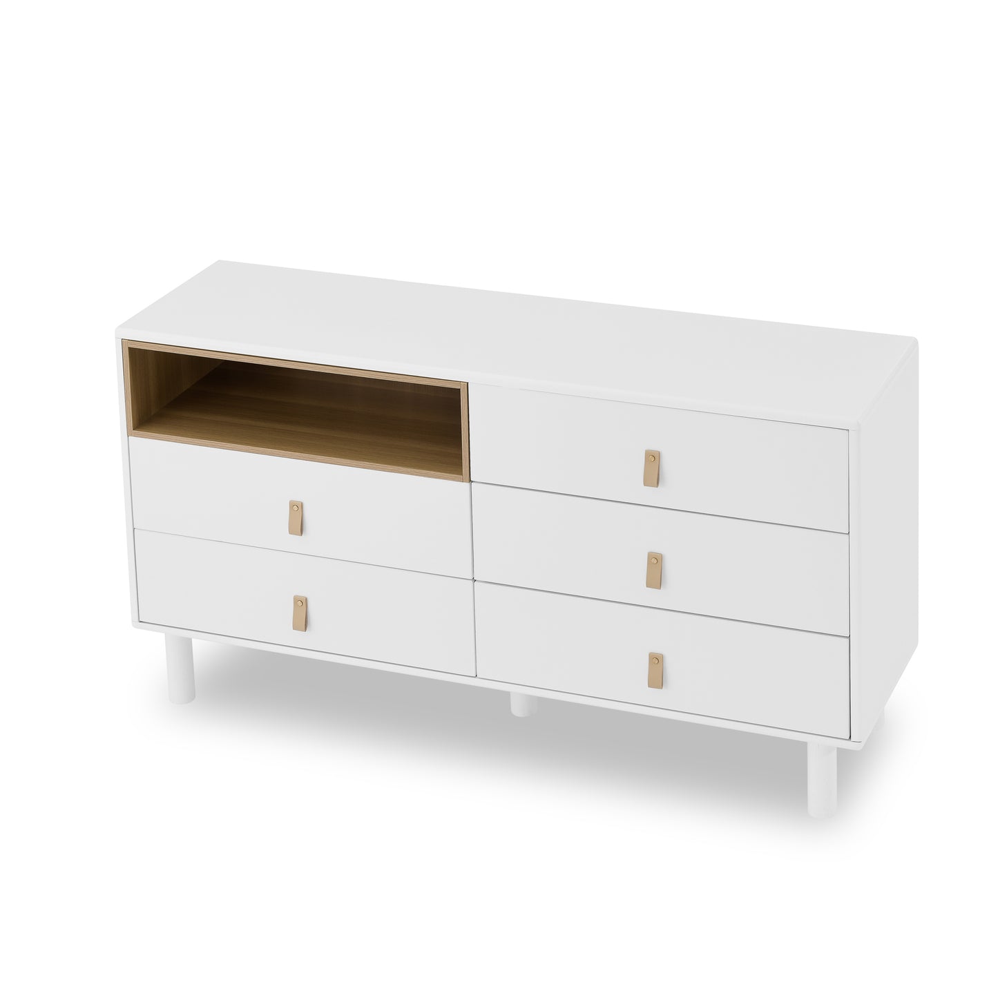 With 5 drawers storage cabinet drawer cabinet multifunctional storage cabinet modern drawer cabinet wooden storage cabinet leather handle drawer cabinet home storage cabinet office cabinet