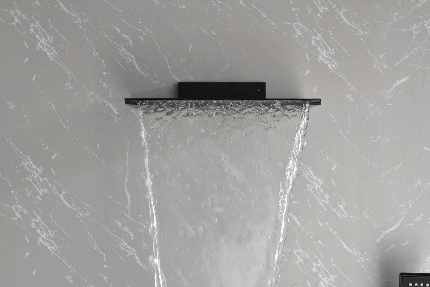 Waterfall Spout Wall Mounted shower  with Handheld   Shower  Systems