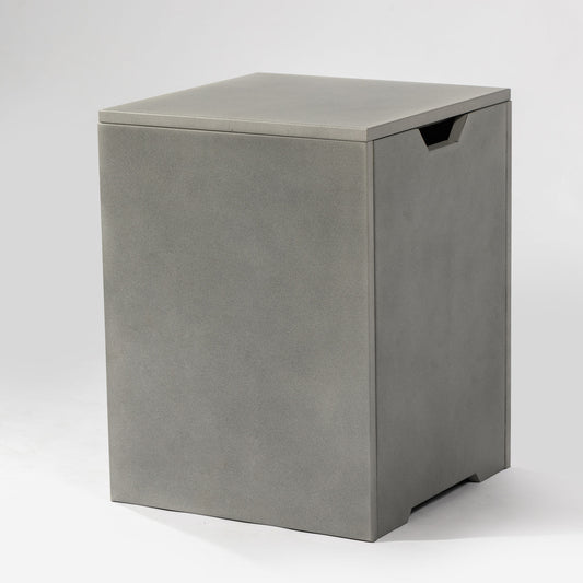 Modern Square Propane Tank Cover Holder with Multi-functional Utility in Grey Iron, 15.35 x 15.35 x 20.47 inches
