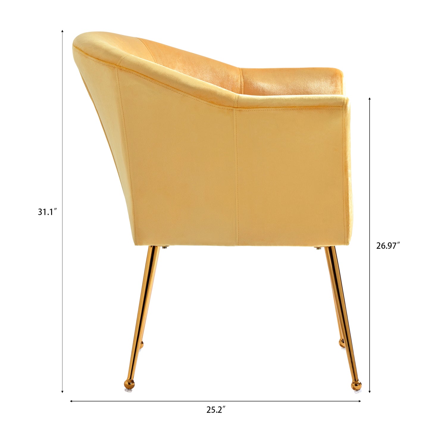 Silla decorativa de terciopelo con estructura de madera, sillón moderno, silla de ocio con patas de metal dorado, silla de lectura individual para sala de estar, dormitorio, oficina, hotel, apartamentos