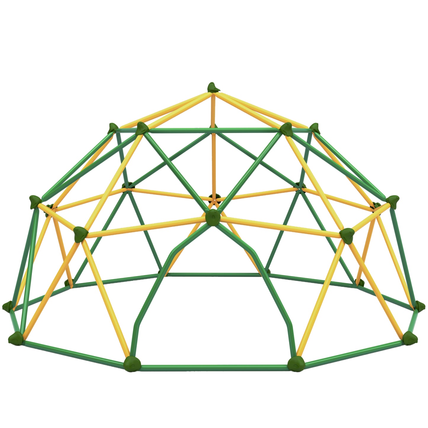 12ft Geometric Dome Climber Play Center, Kids Climbing Dome Tower, Rust & UV Resistant Steel Supporting 1000 LBS