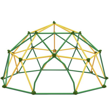12ft Geometric Dome Climber Play Center, Kids Climbing Dome Tower, Rust & UV Resistant Steel Supporting 1000 LBS