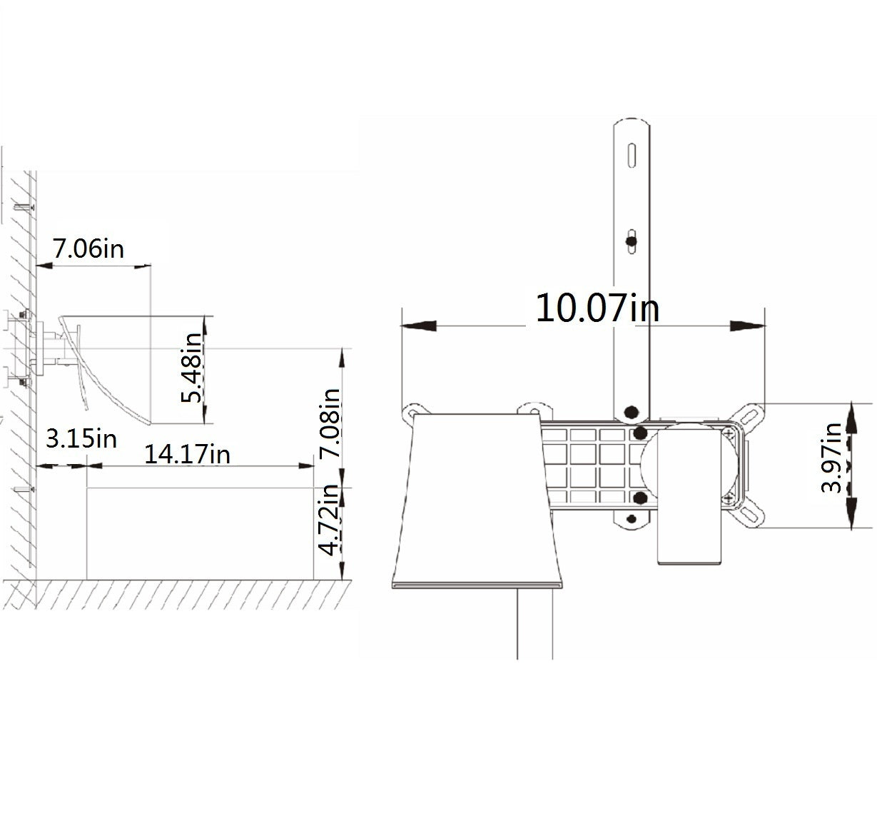 Grifo de baño generalizado de montaje en pared