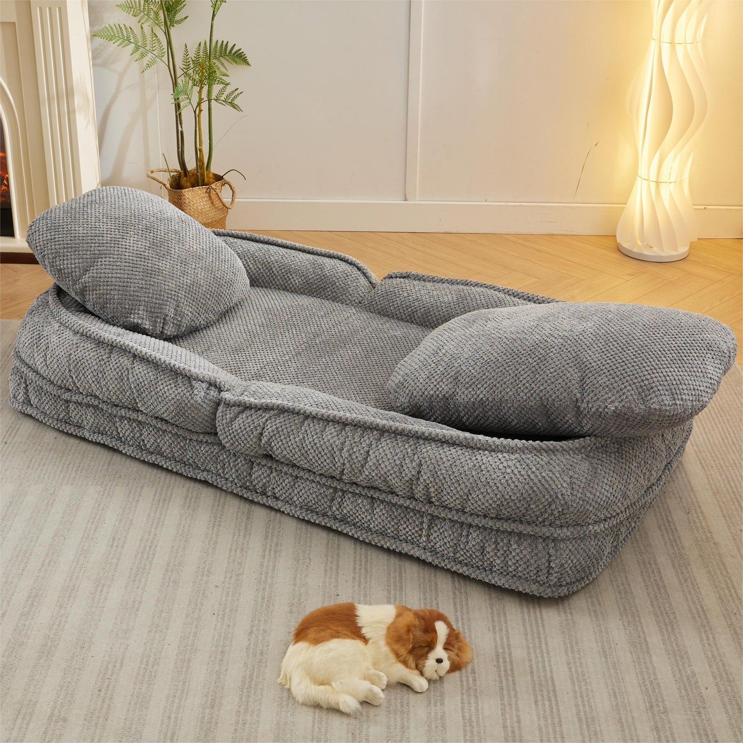 [VIDEO provided] Human Dog Bed ,Lazy Sofa Couch ,5 Adjustable Position,sit,sleep,fold,suit to put in bedroom, living room ,Space Saving Design