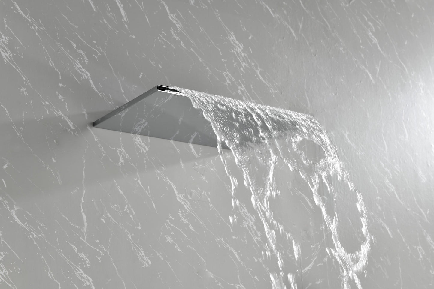 Waterfall Spout Wall Mounted shower  with Handheld   Shower  Systems