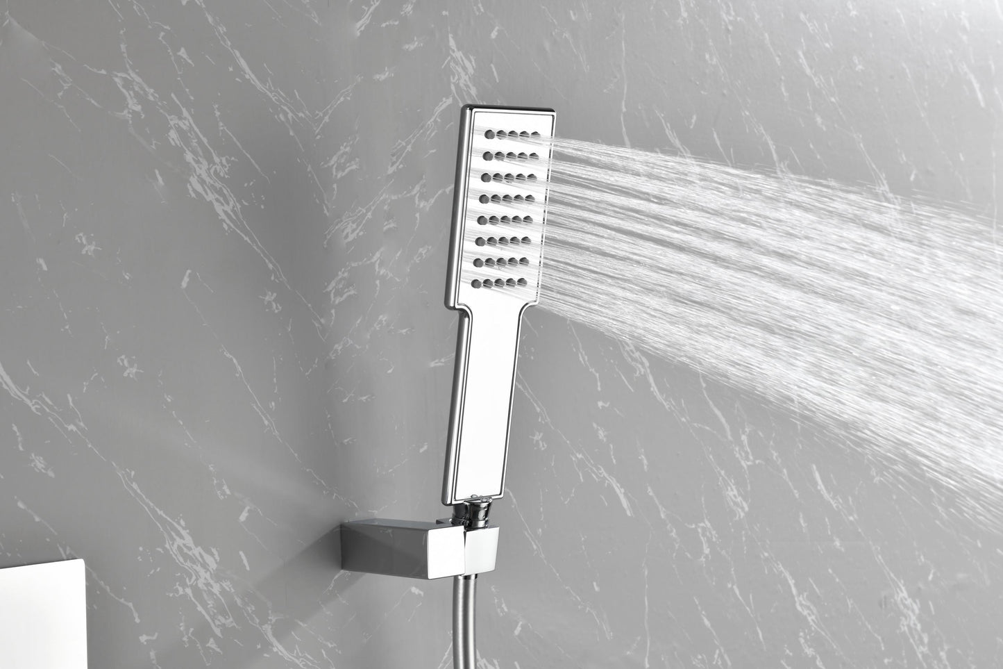 Waterfall Spout Wall Mounted shower  with Handheld   Shower  Systems