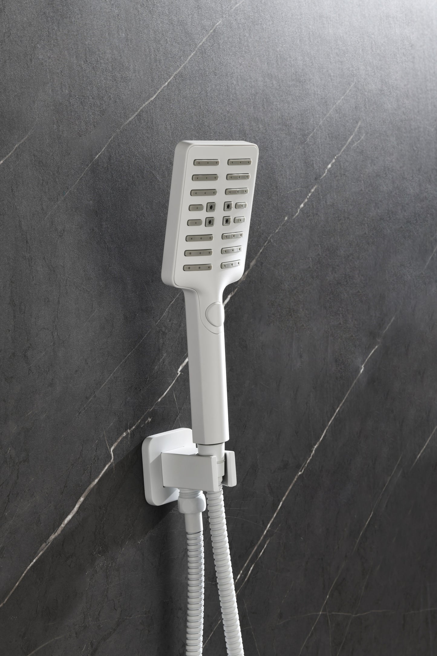 Wall Mounted Waterfall Rain Shower System With 3 Body Sprays & Handheld Shower