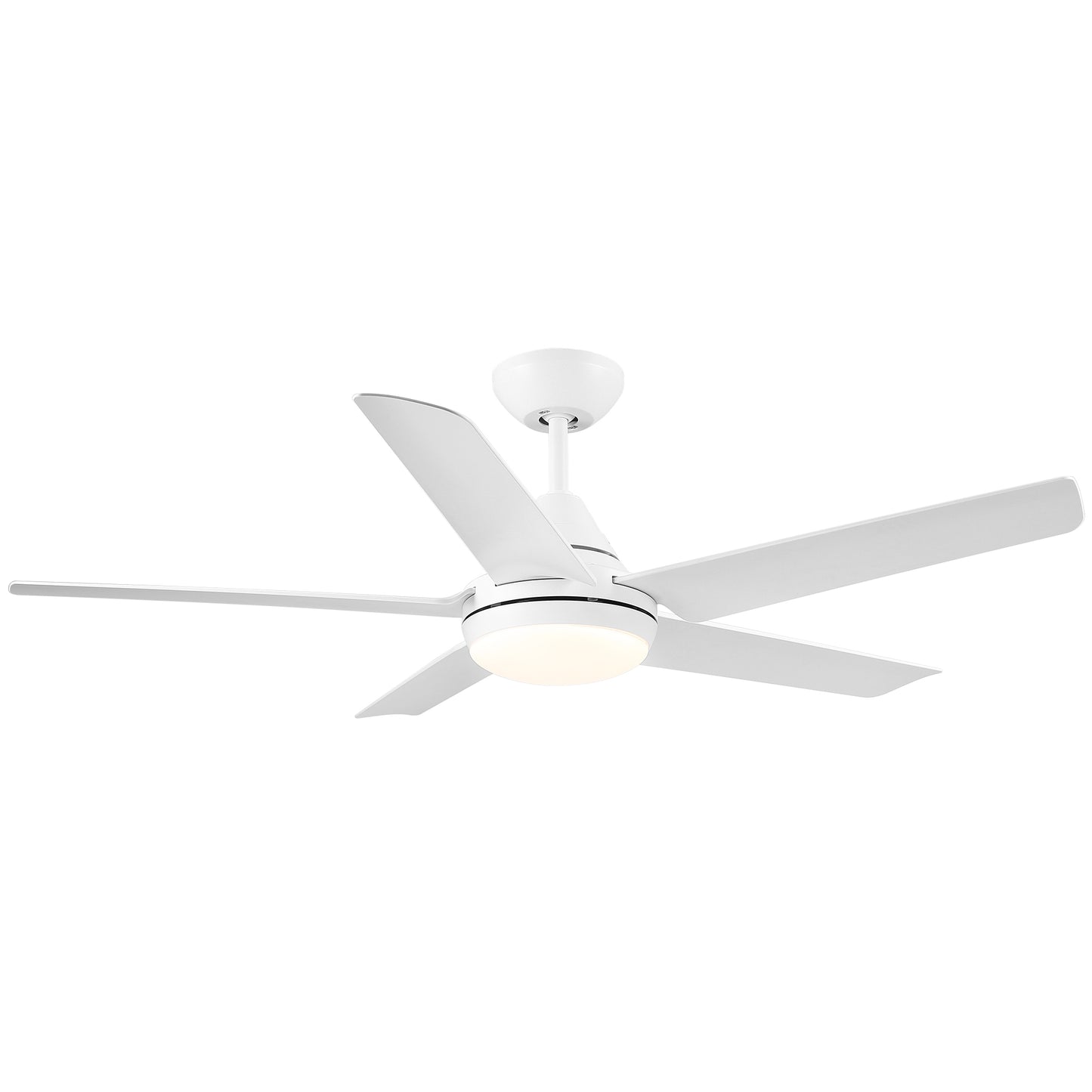 YUHAO 48 In Intergrated LED Ceiling Fan with White ABS Blade