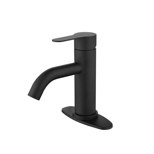 Waterfall Spout Bathroom Faucet,Single Handle Bathroom Vanity Sink Faucet