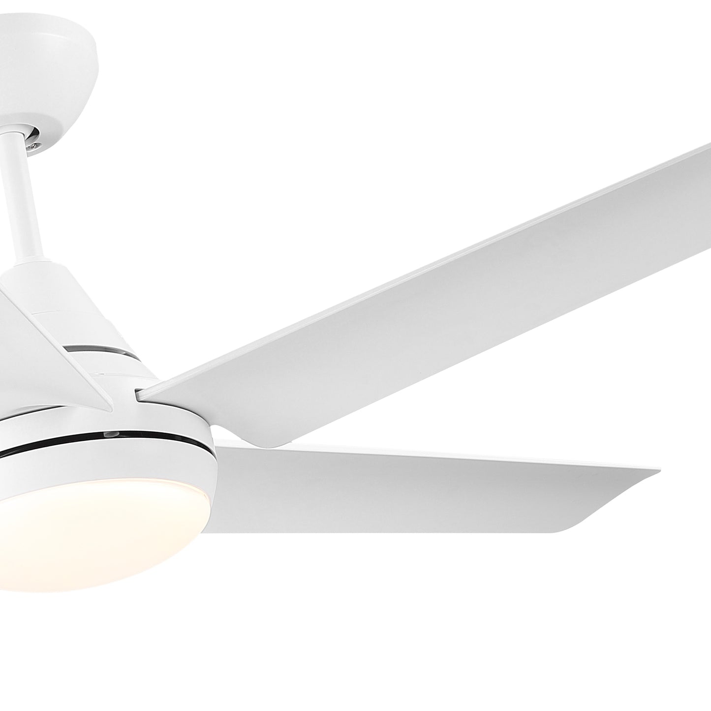 YUHAO 48 In Intergrated LED Ceiling Fan with White ABS Blade