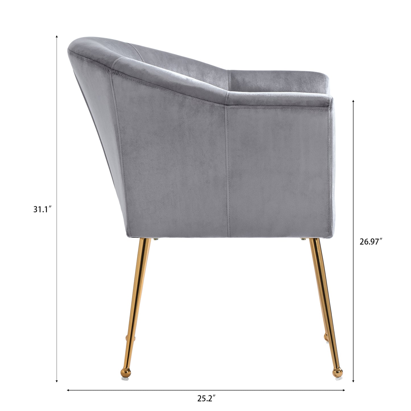 Silla decorativa de terciopelo con estructura de madera, sillón moderno, silla de ocio con patas de metal dorado, silla de lectura individual para sala de estar, dormitorio, oficina, hotel, apartamentos