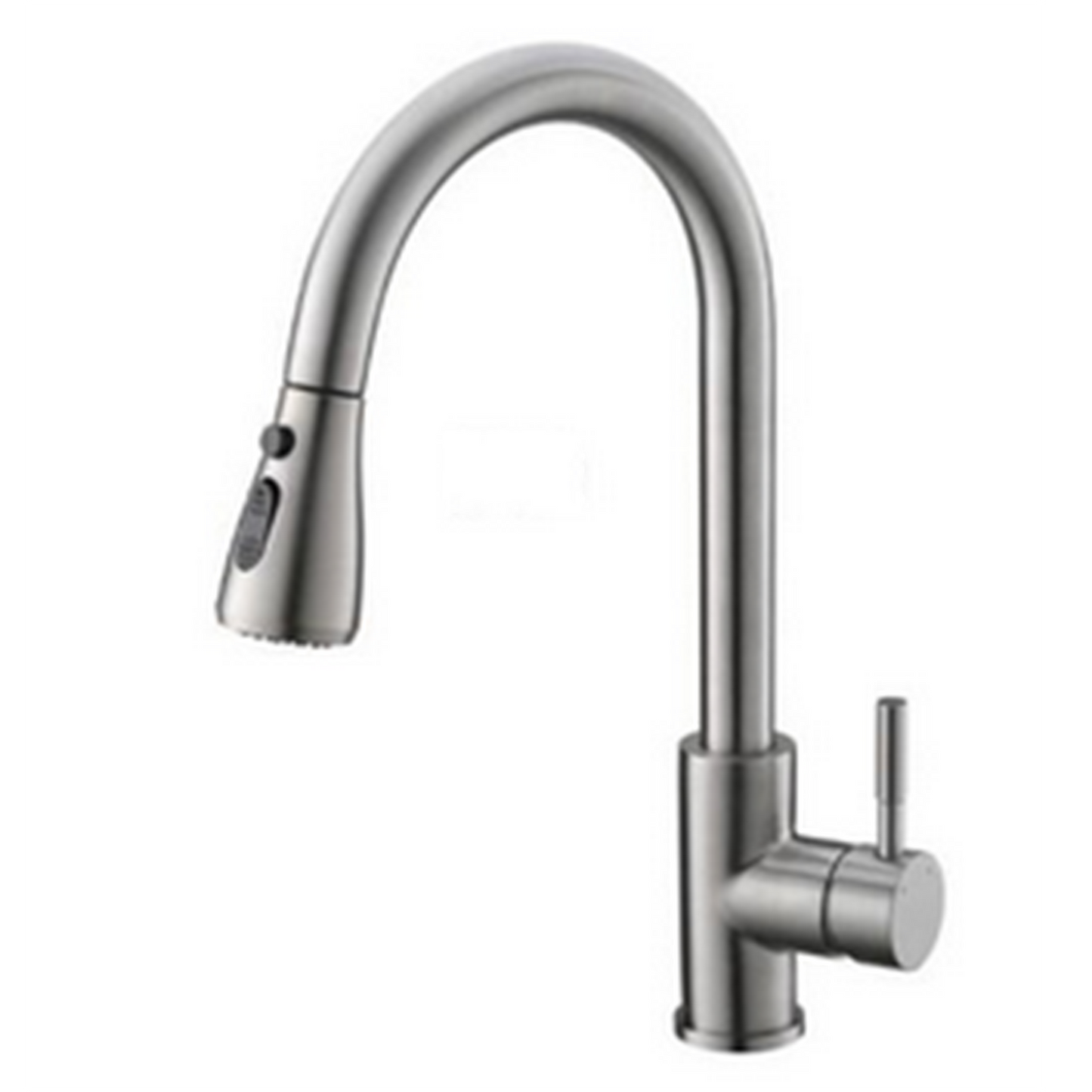 FLG Touch-On Kitchen Faucet with Pull Out Sprayer Single Handle Brass Touch Activated Kitchen Sink Faucet with 2-Way Pull Out Sprayer,Brushed Nickel